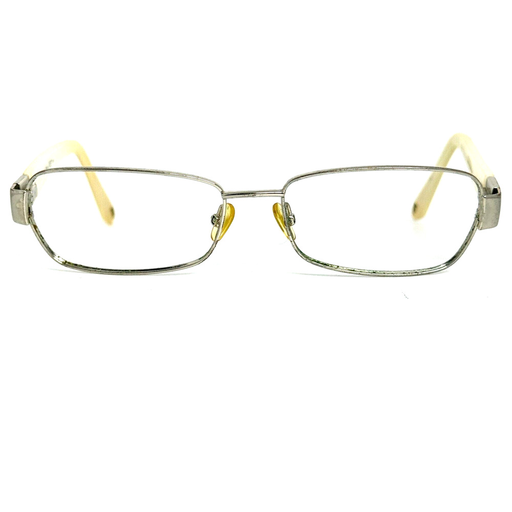 MAX‎ MARA MM1128 0L4k Eyeglasses Frames Full Rim Silver Beige H3639